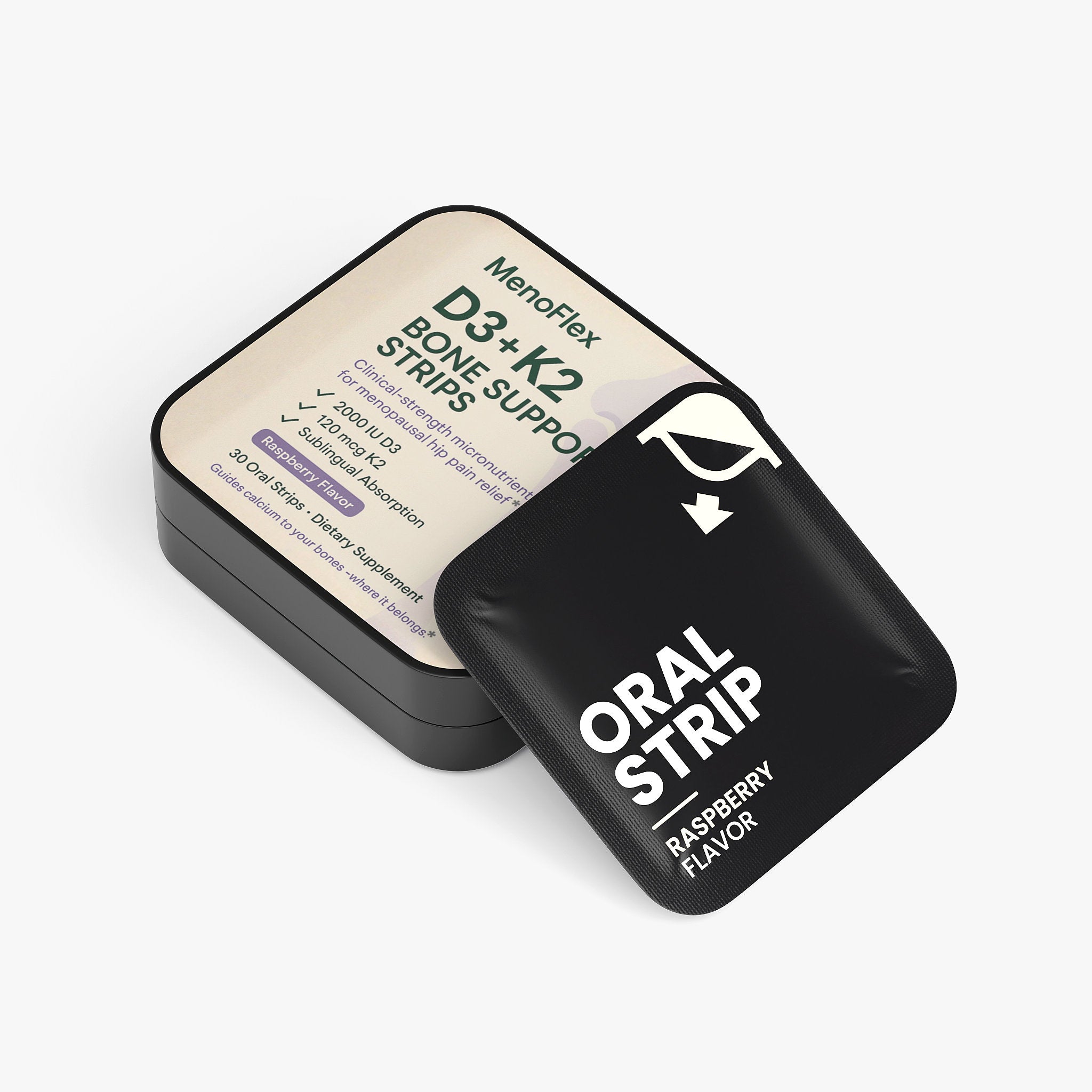 MenoFlex D3+K2 Bone Support Strips