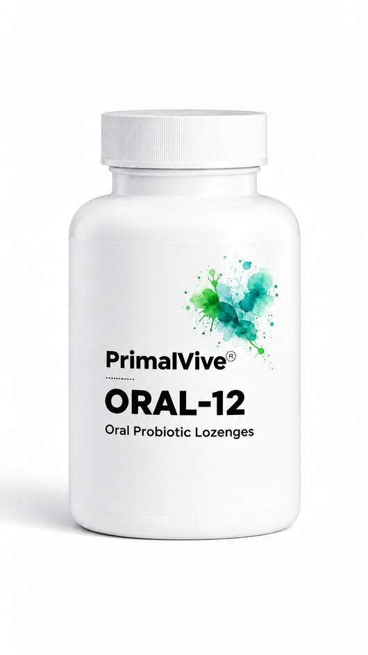 PrimalVive ORAL-12 Oral Probiotic Lozenges