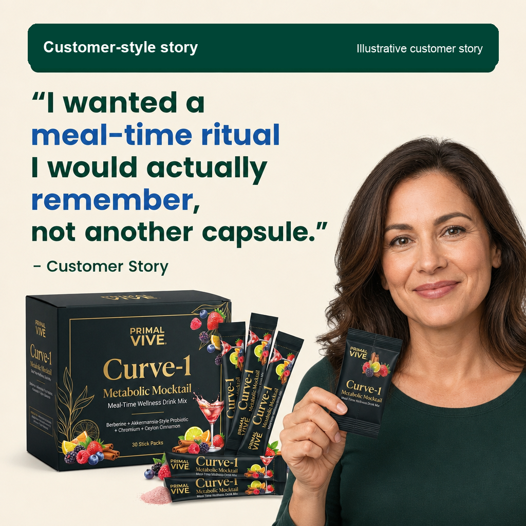 Primal Vive Curve-1 Metabolic Mocktail customer-style story
