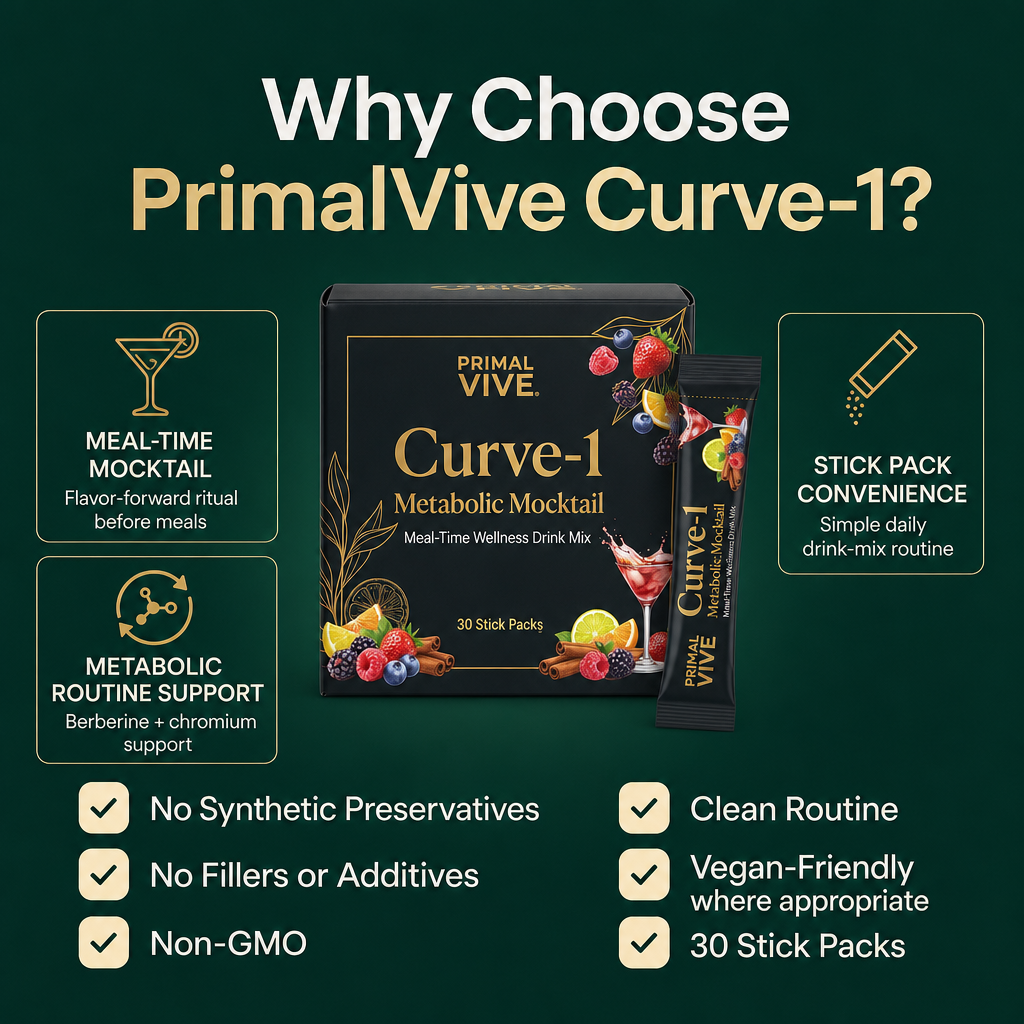 Primal Vive Curve-1 Metabolic Mocktail why choose