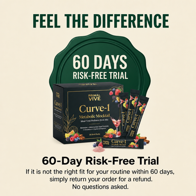 Primal Vive Curve-1 Metabolic Mocktail 60 day guarantee