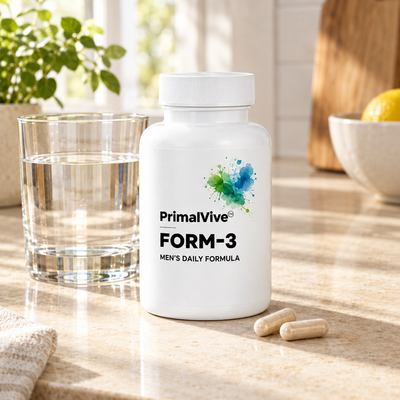 Illustrative FORM-3 bottle-ritual scene