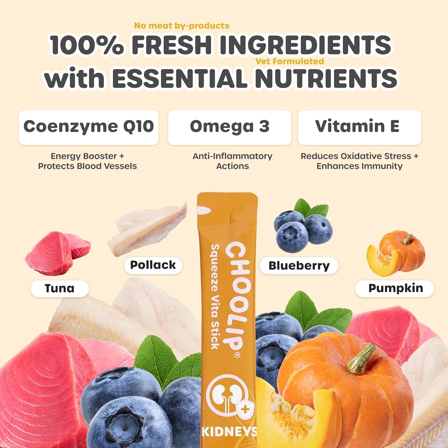 Squeeze Vita Lick Tubes For Cat Kidney Support