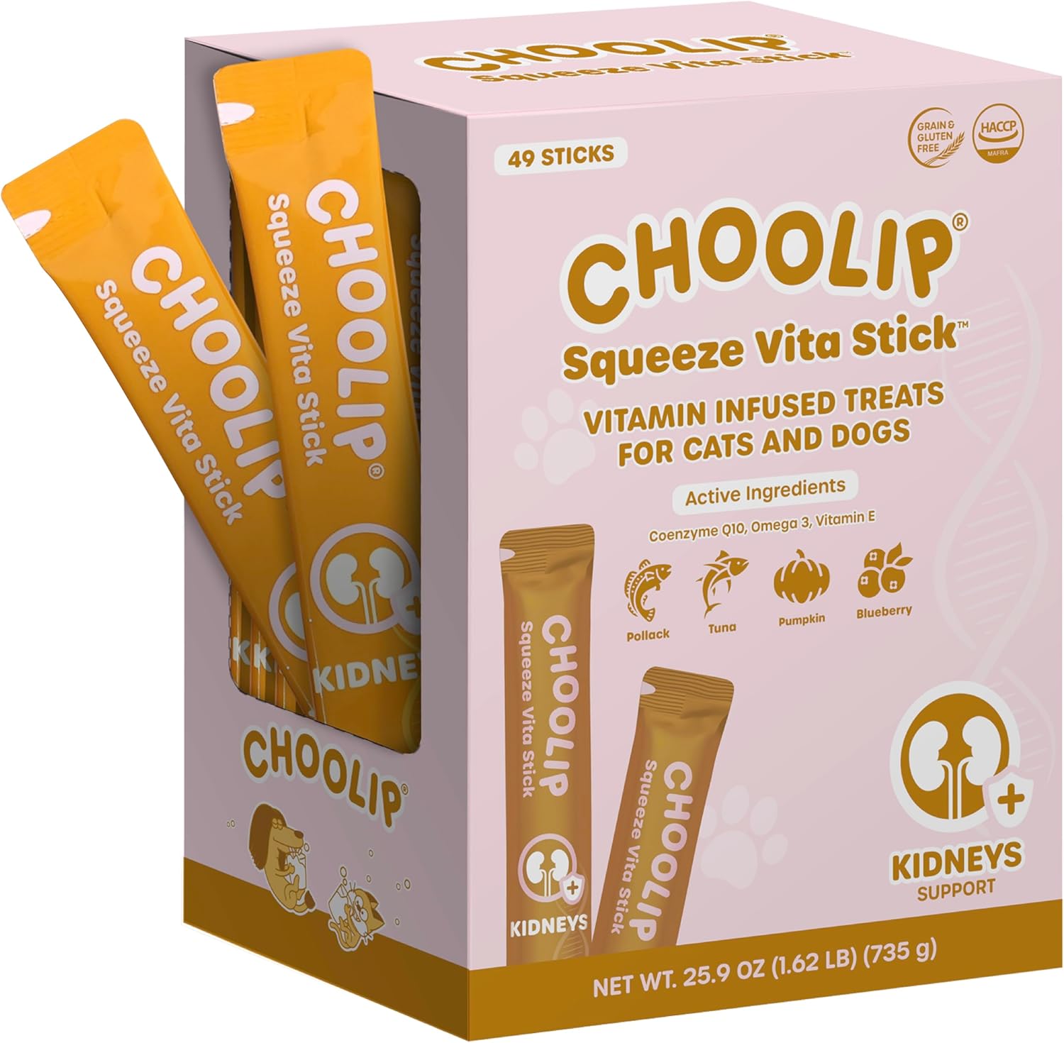 Squeeze Vita Lick Tubes For Cat Kidney Support