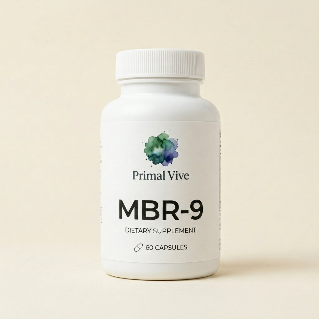 PrimalVive MBR-9 — non-laxative daily formula, 60 capsules