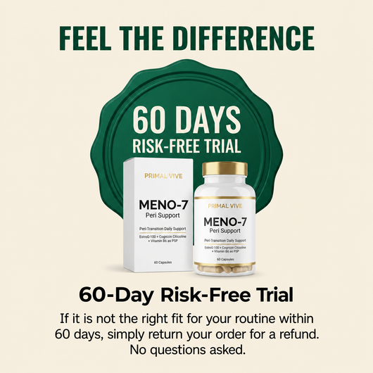 Primal Vive MENO-7 Peri Support 60 day guarantee