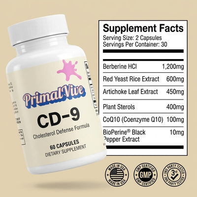 CD-9 Supplement Facts Panel