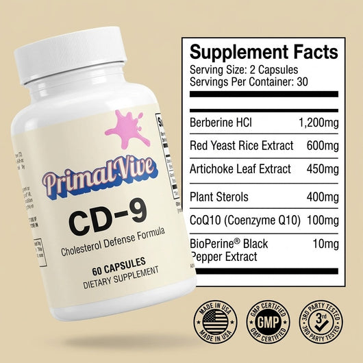 CD-9 Supplement Facts Panel