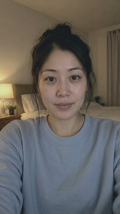 AI presenter explains the EYE-5 cooling tip and ingredients (product explanation video)