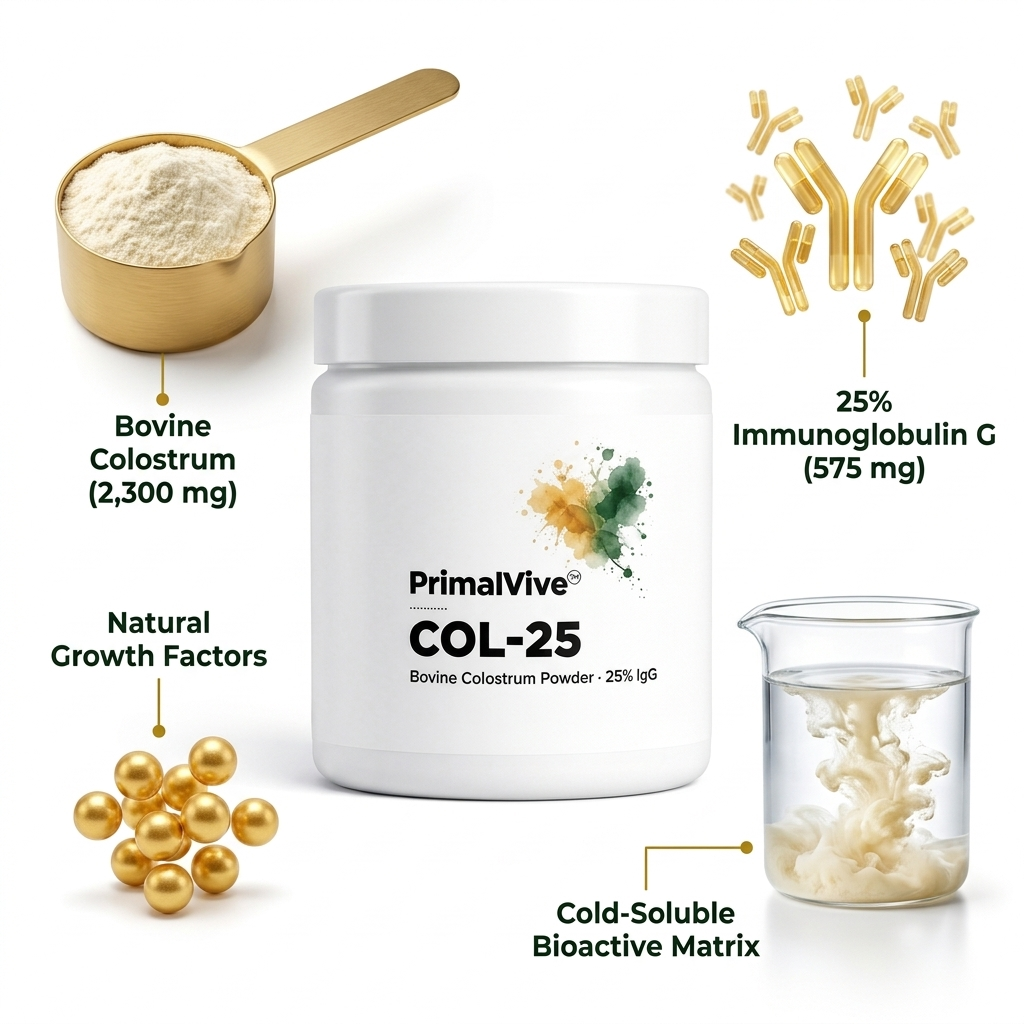 PrimalVive COL-25 key active ingredients