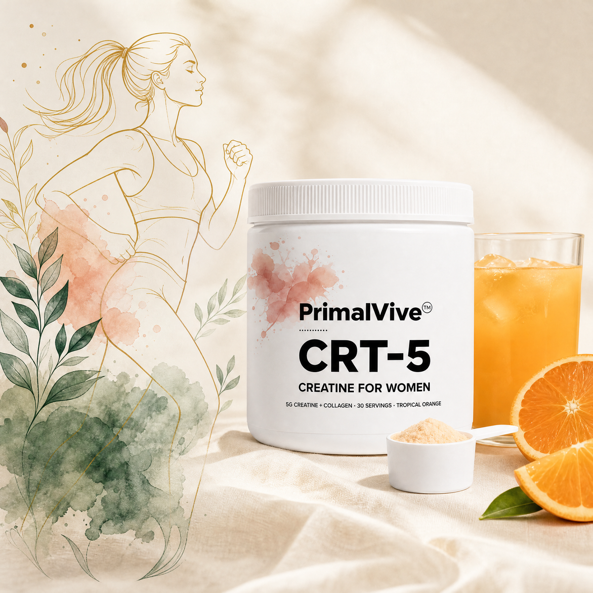 Primal Vive CRT-5 | Creatine for Women
