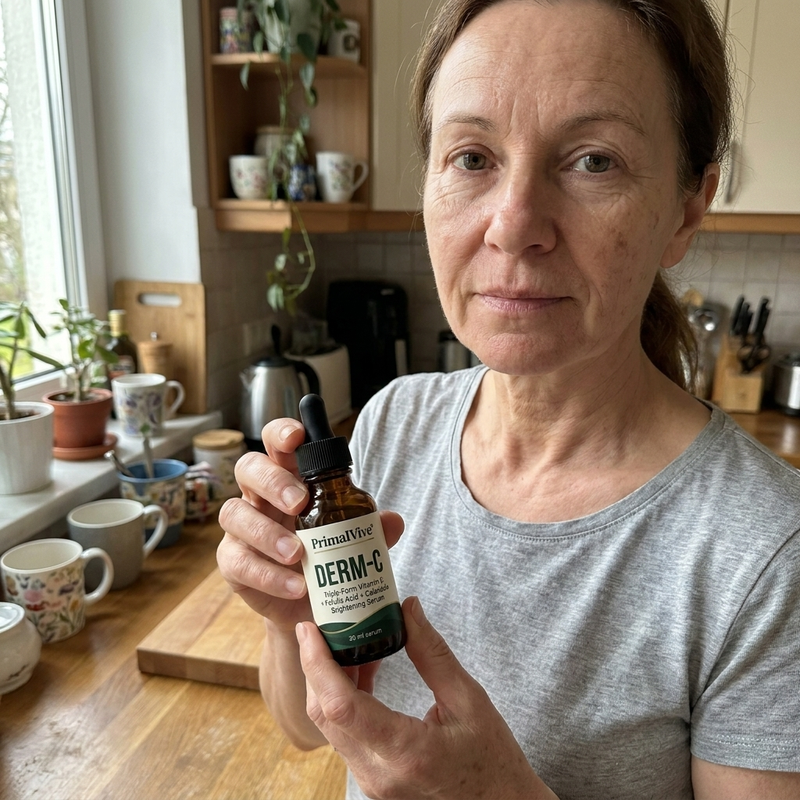 PrimalVive DERM-C daily routine