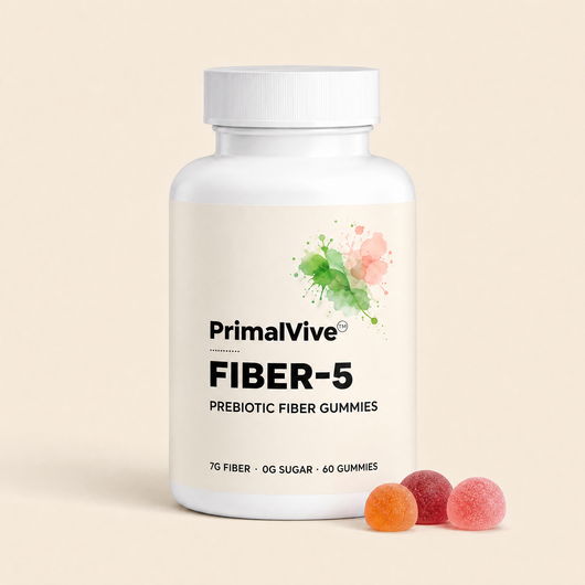 Primal Vive FIBER-5 | Prebiotic Fiber Gummies