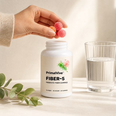Primal Vive FIBER-5 | Prebiotic Fiber Gummies