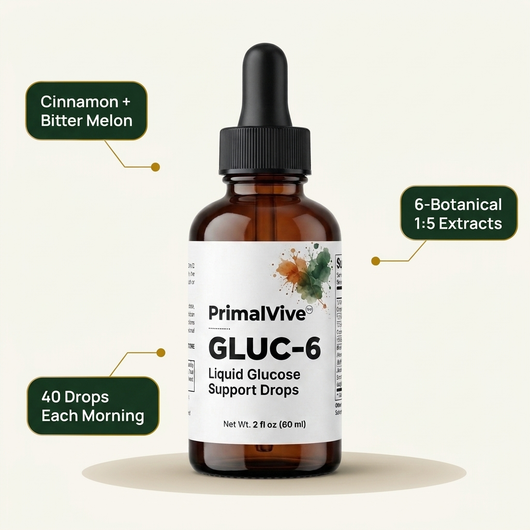 PrimalVive GLUC-6 key daily benefits