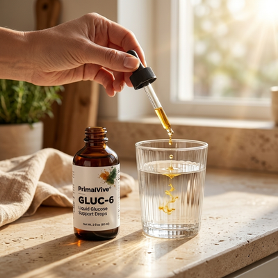 PrimalVive GLUC-6 morning daily ritual