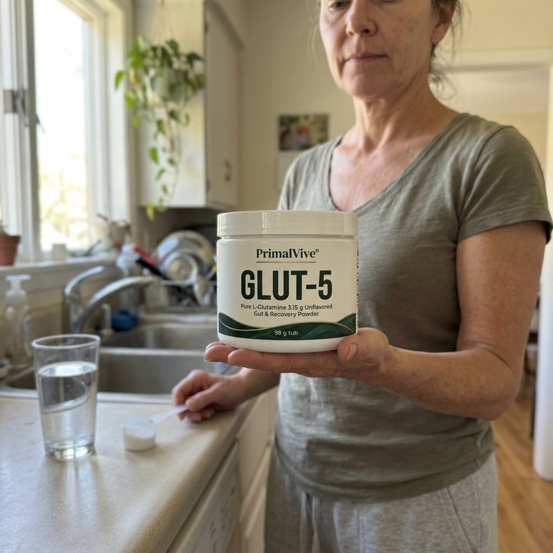 PrimalVive GLUT-5 daily routine