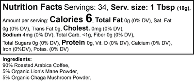 PrimalVive MUSH-2 pv-mush2-supplement-facts.png
